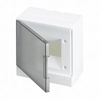 Распределительный шкаф Basic E, 6 мод., IP40, навесной, пластик, прозрачная серая дверь |  код. BEW402206 |  ABB
